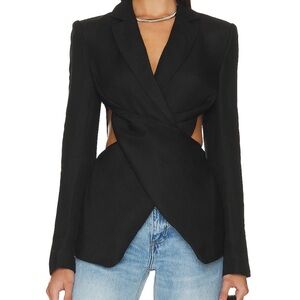 L'Academie Mini Blazer Suit Dress with Cross Detailing